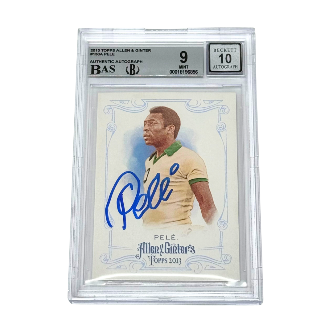 Pele Signed 2013 Topps Allen & Ginter's – BGS 9 AUTO 10